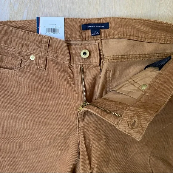 Tommy Hilfiger Tan Corduroy straight leg pants - Picture 4 of 10